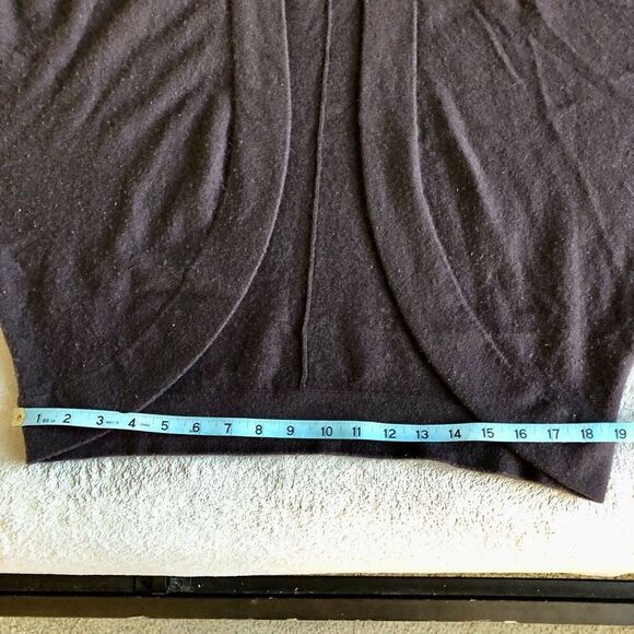 Anne Taylor Loft Cashmere Dolman Sleeved Cocoon Shrug Cardigan - Picture 10 of 11